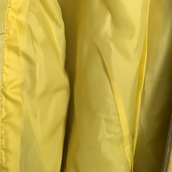 Jessica London Yellow Leather Jacket Size 34 NWT - Picture 6 of 8